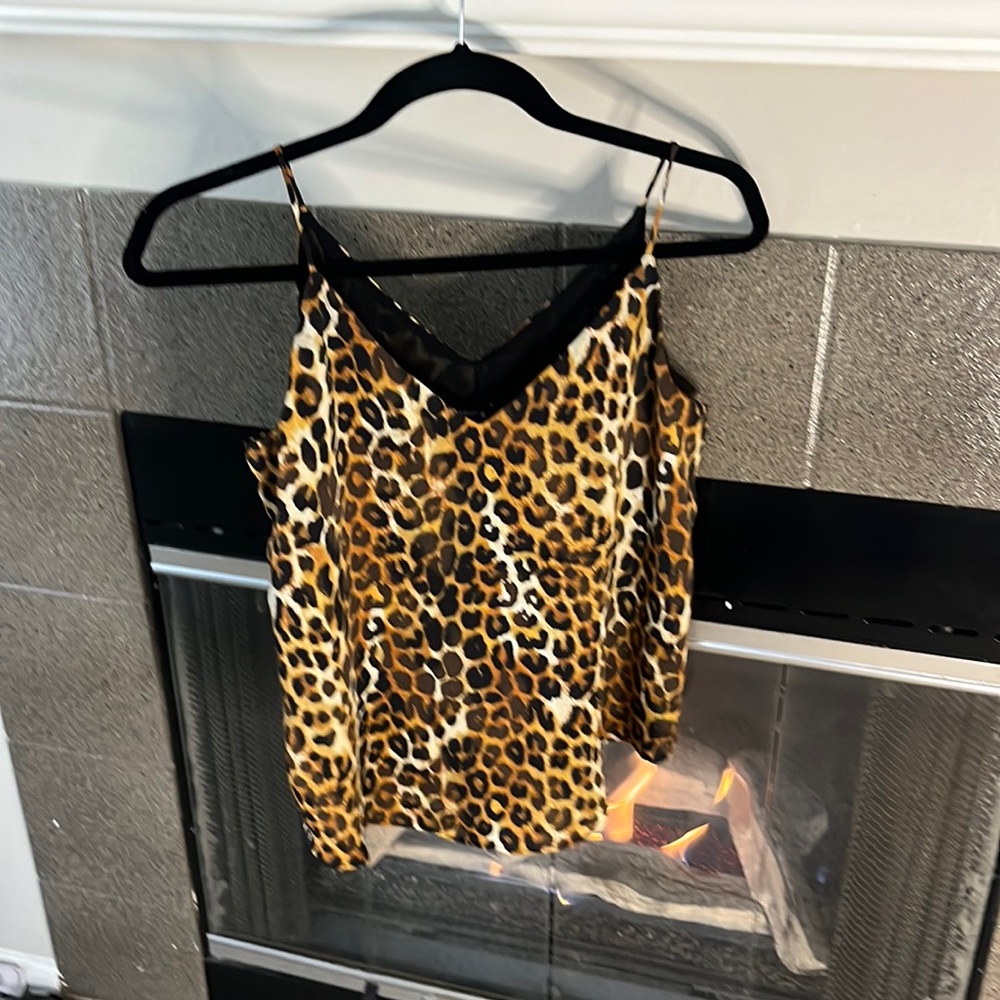 Express leopard tank. Size XS. Looks great under sweaters!